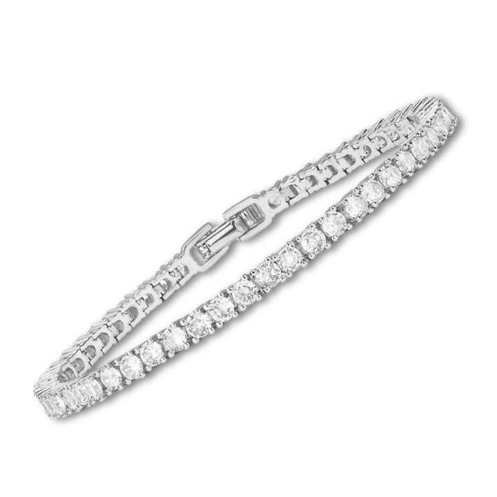 Moissanite Tennis Bracelet | White Gold
